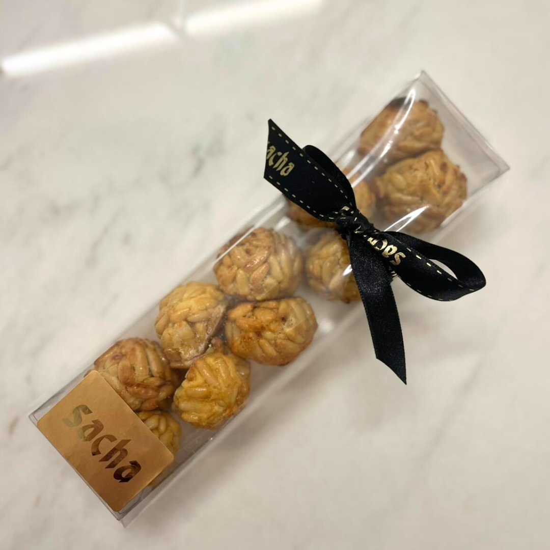 Caja regalo pequeña Panellets Piñones