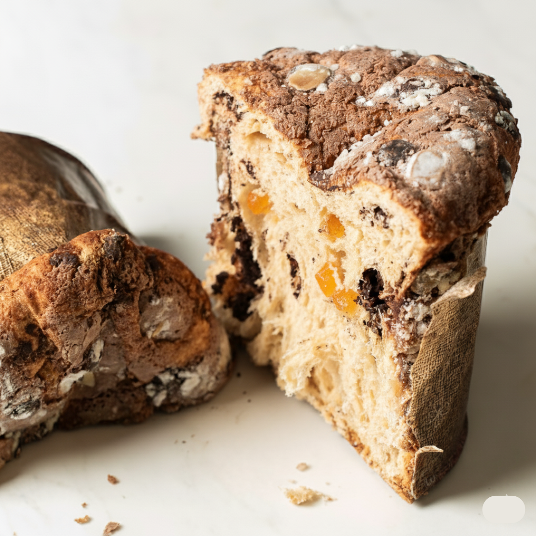 Panettone de Chocolate Negro y Naranja